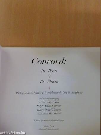 Concord: Its Poets & Its Places