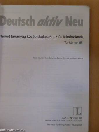 Deutsch aktiv Neu 1B - Lehrbuch