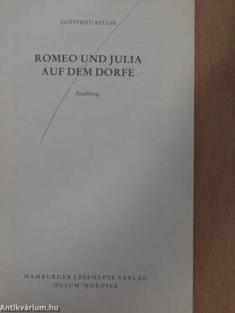 Romeo und Julia auf dem Dorfe