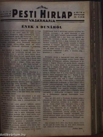 Képes Vasárnap 1937-1938. (vegyes számok) (14 db)/Emlékezzünk Nagy-Magyarországról! III. füzet/Pesti Hírlap Vasárnapja 1933., 1936. (vegyes számok) (2 db)