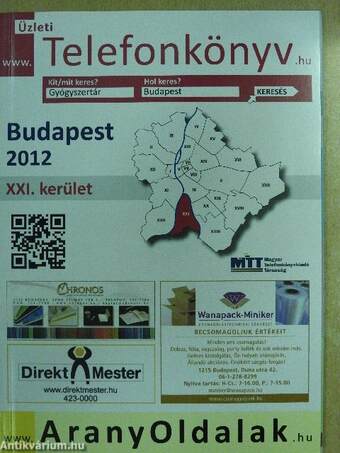 Üzleti telefonkönyv - Budapest XXI. kerület 2012