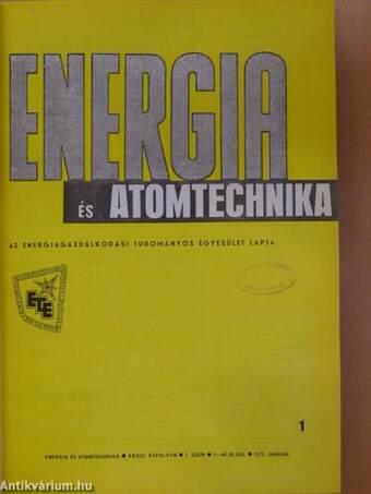 Energia és Atomtechnika 1975. január-december