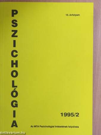 Pszichológia 1995/2.