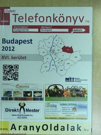 Üzleti telefonkönyv - Budapest XVI. kerület 2012