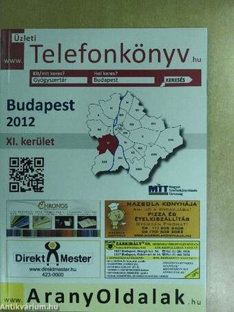 Üzleti telefonkönyv - Budapest XI. kerület 2012