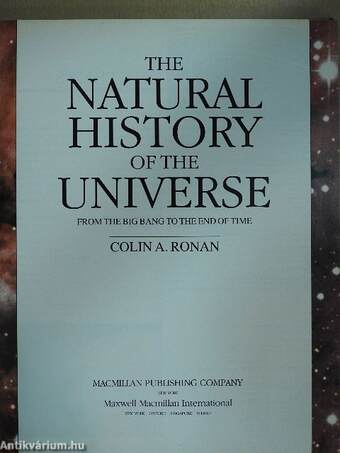 The natural history of the universe