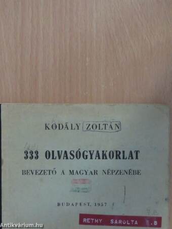 333 olvasógyakorlat