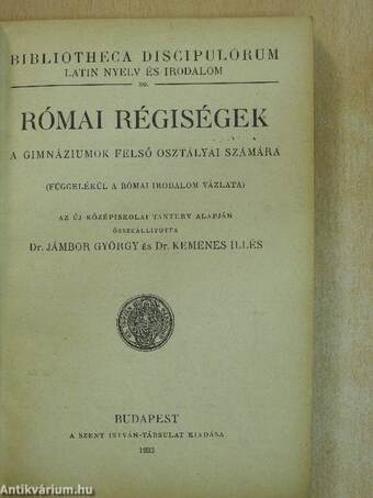 Római régiségek