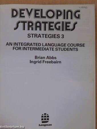 Developing Strategies 3. - Students' Book