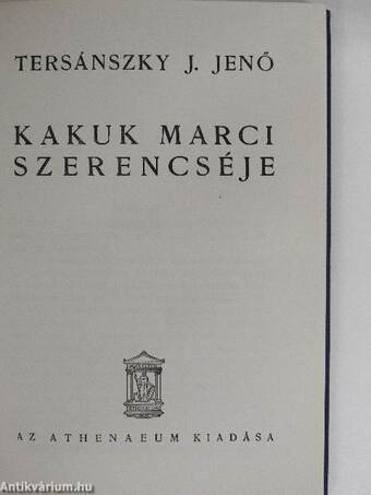 Urak és szolgák/Kakuk Marci szerencséje