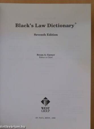 Black's Law Dictionary