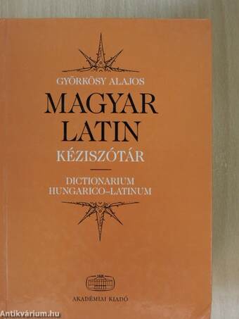 Magyar-latin kéziszótár