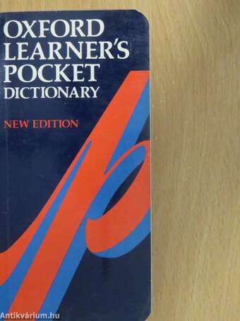 Oxford learner's pocket dictionary