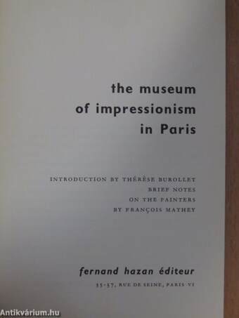 The museum of impressionism in Paris