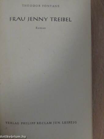 Frau Jenny Treibel