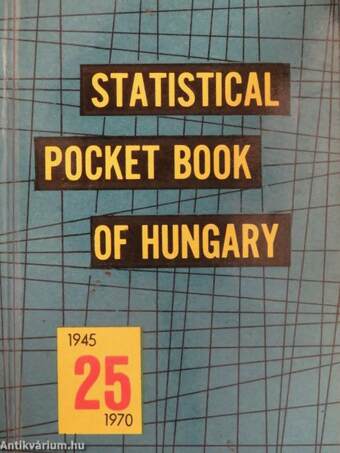 Statistical pocket book of Hungary 1970.