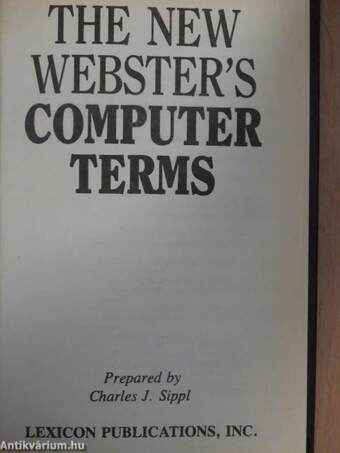 The New Webster's Computer Terms