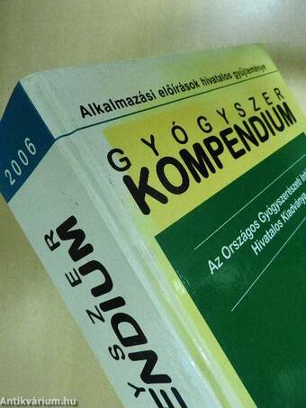 Gyógyszer kompendium 2006.