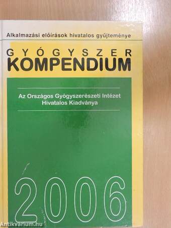 Gyógyszer kompendium 2006.