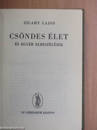 Csöndes élet és egyéb elbeszélések