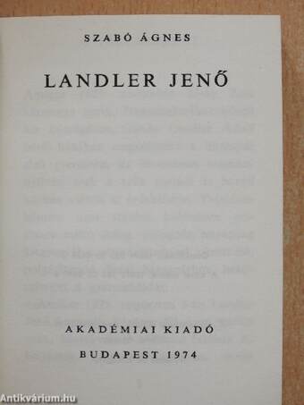 Landler Jenő