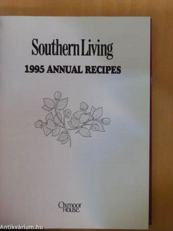 Southern Living 1995 annual recipes