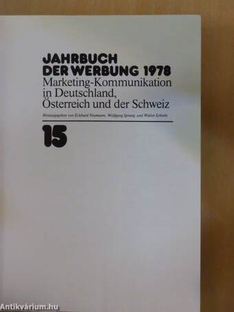 Jahrbuch der Werbung 1978