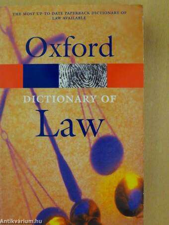 Oxford Dictionary of Law