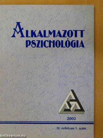 Alkalmazott Pszichológia 2002/1.