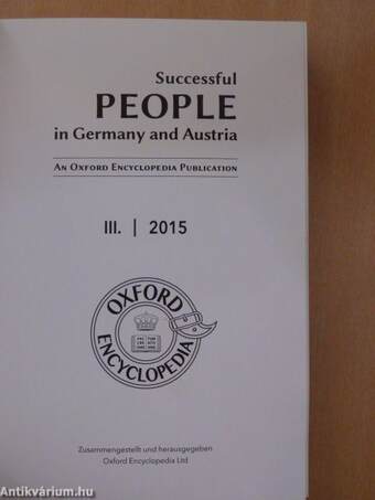 Successful People in Germany and Austria III. 