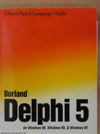 Borland Delphi 5 - Object Pascal Language Guide