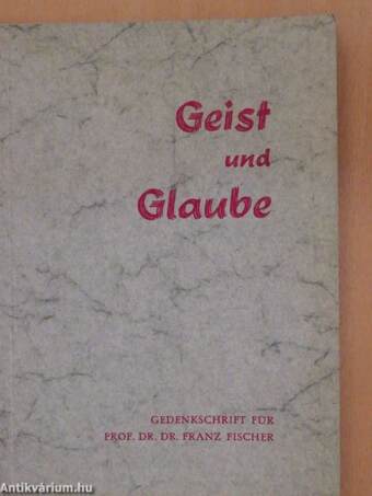 Geist und Glaube