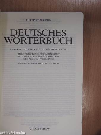 Deutsches Wörterbuch