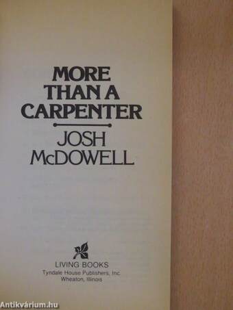 More Than a Carpenter