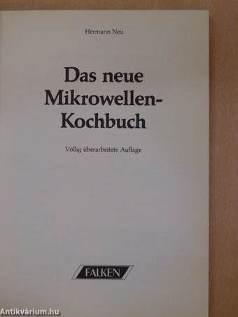 Das neue Mikrowellen-Kochbuch