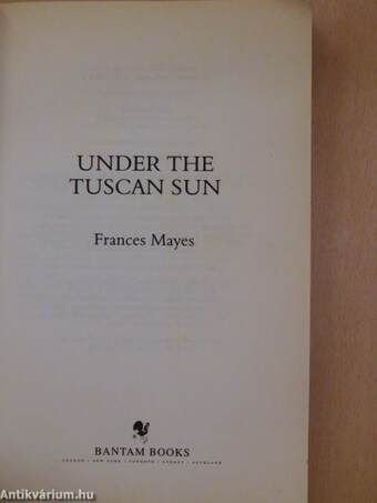 Under the Tuscan sun