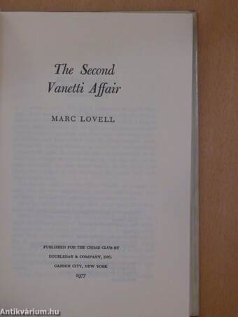 The Second Vanetti Affair