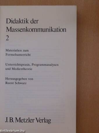 Didaktik der Massenkommunikation 2.