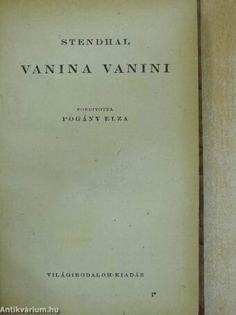 Vanina Vanini