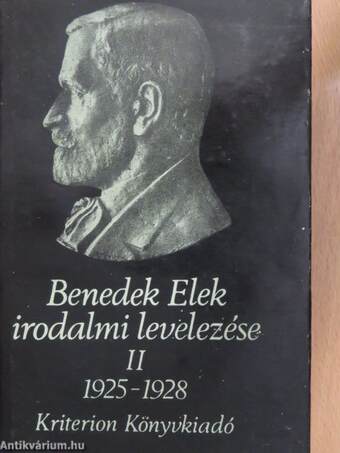 Benedek Elek irodalmi levelezése II.