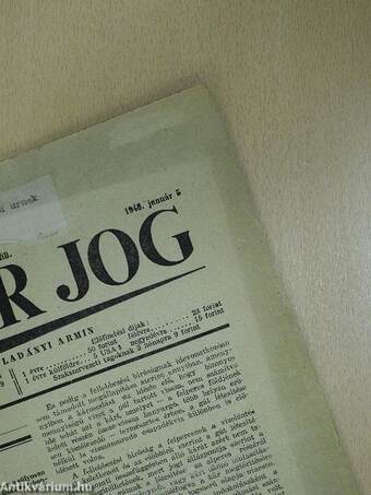 Magyar Jog 1948. január 5.