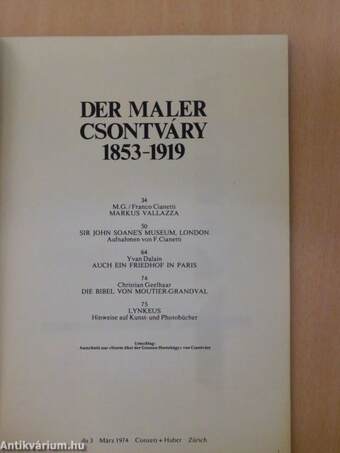 Der Maler Csontváry 1853-1919