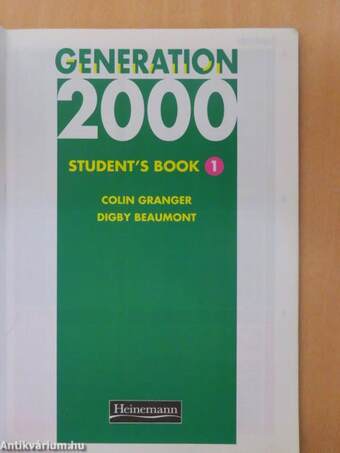 Generation 2000 Student's book 1.