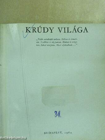 Krúdy világa