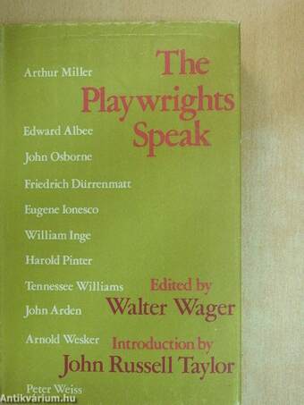 The Playwrights Speak