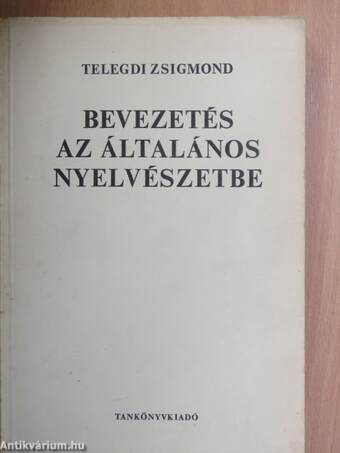 Bevezetés az általános nyelvészetbe