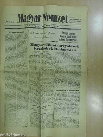 Magyar Nemzet 1981. szeptember 23.