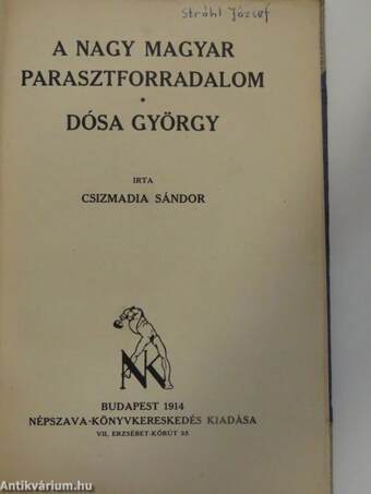 A nagy magyar parasztforradalom/Dósa György