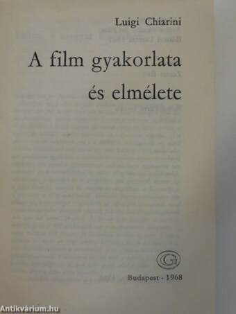 A film gyakorlata és elmélete