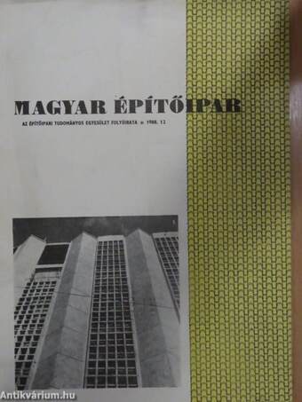 Magyar Építőipar 1988/12.